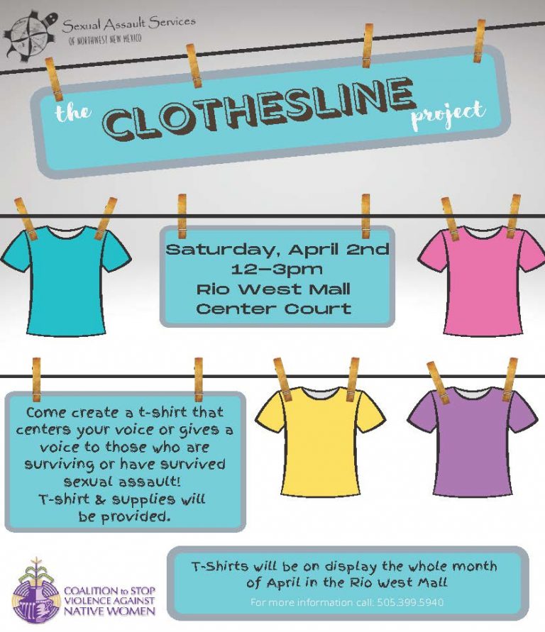 “The Clothesline Project” Sexual Assault Services of Northwest New Mexico